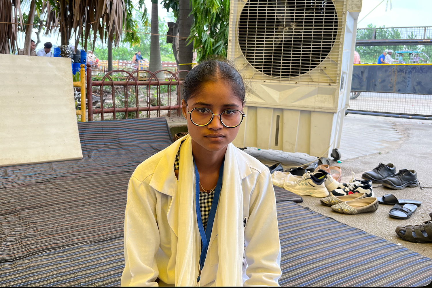 Paramedical student Chandni Diwakar says many Hindus also study at the university