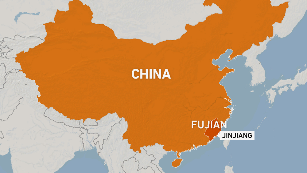 Jinjiang map