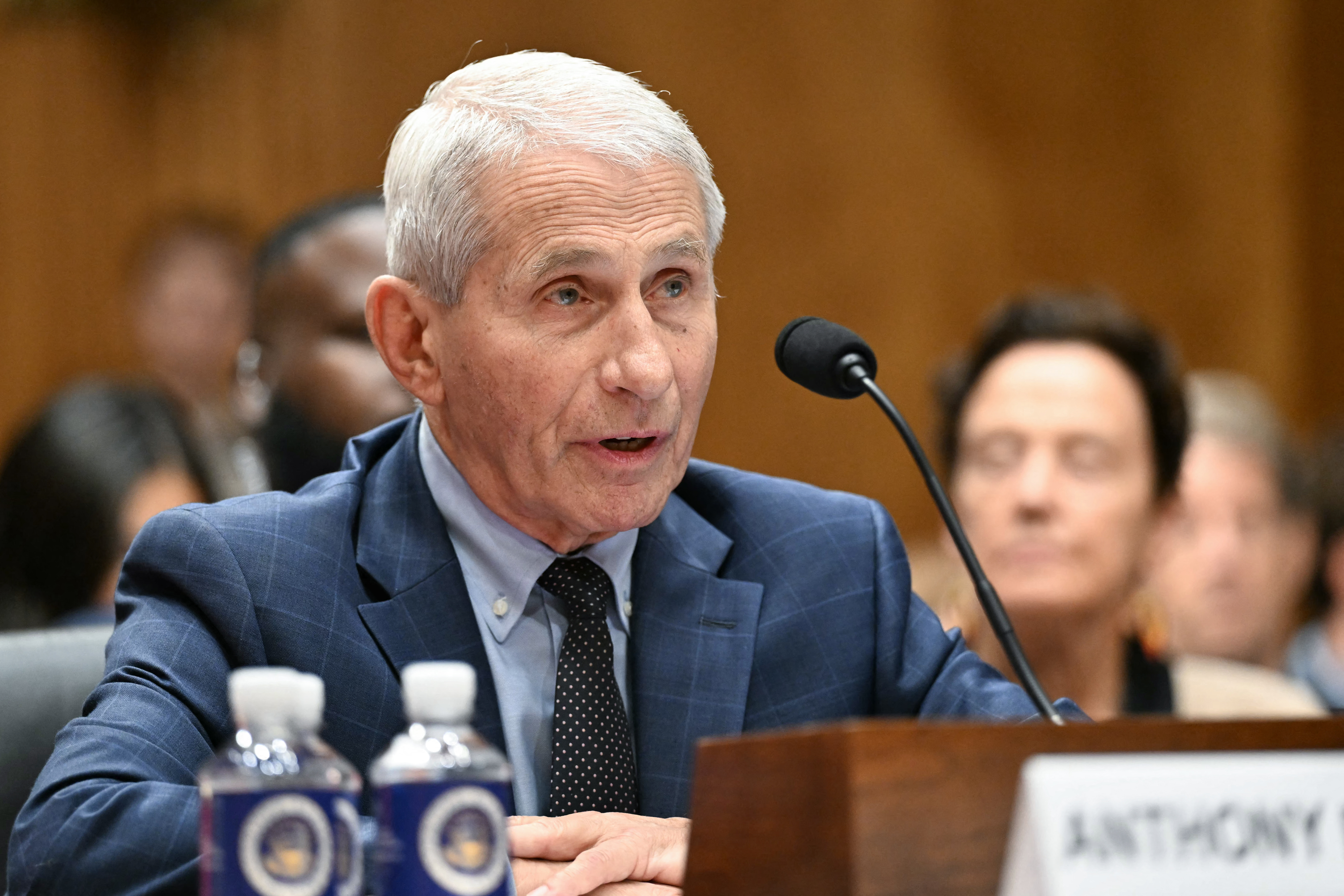 Dr. Anthony Fauci testifies during a Senate Homeland Security and Governmental Affairs committee hearing on Capitol Hill in Washington, DC, on July 29, 2026.