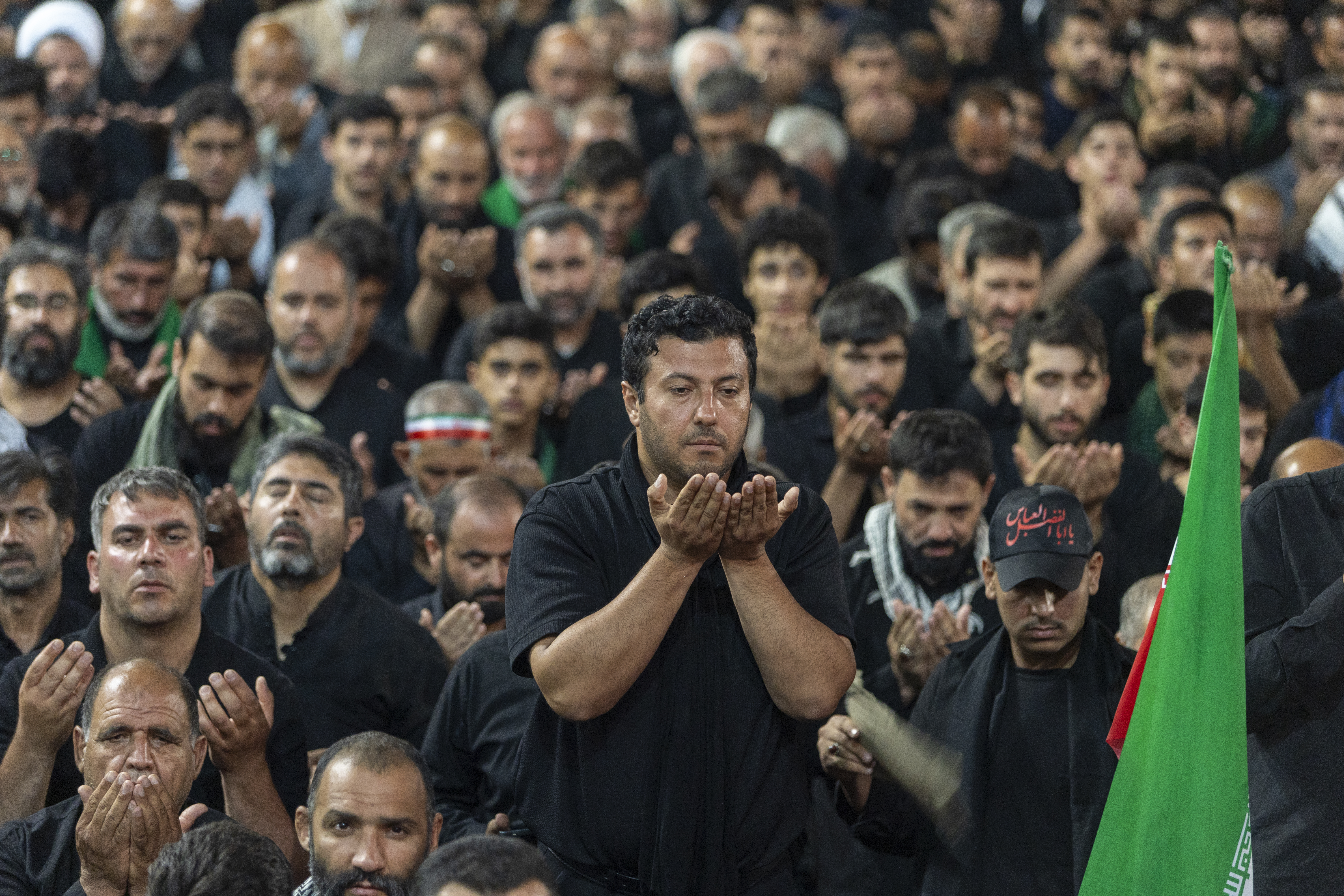 MASHHAD, IRAN - JULY 09: Thousands of mourners gather for the burial of Iran's late supreme leader, Ayatollah Ali Khamenei at the Imam Reza Shrine on July 09, 2026 in Mashhad, Iran. Khamenei and members of his family were killed on February 28 during U.S.-Israeli strikes at the beginning of the war, bringing an end to his 36-year rule over Iran. His body was laid to rest today in his hometown of Mashhad, Iran, following a six-day state funeral that began on July 4 and took place across multiple cities in Iran and Iraq. (Photo by Majid Saeedi/Getty Images)