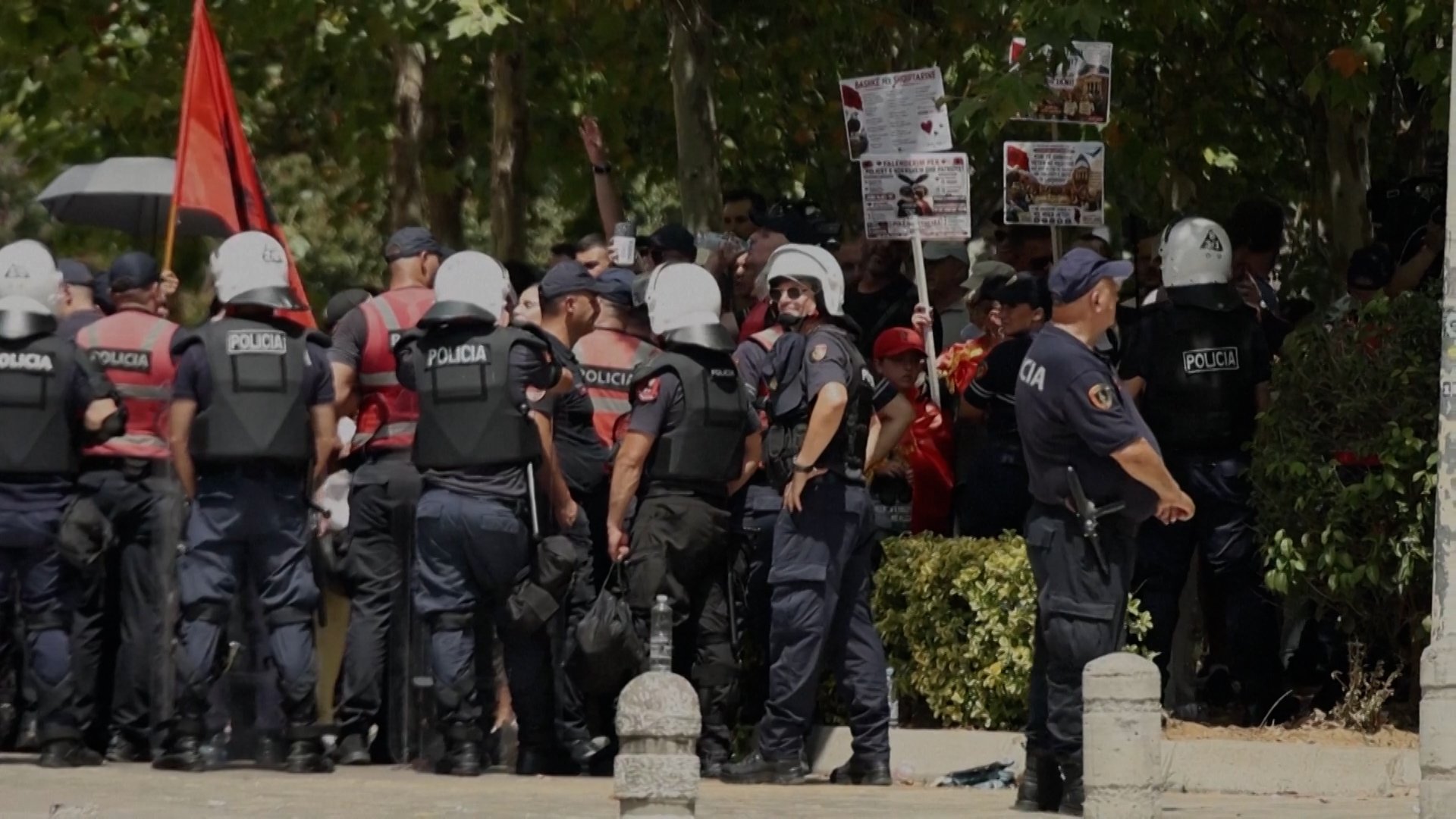 Albanian protesters hurl eggs at lawmakers' cars over resort laws [Reuters]