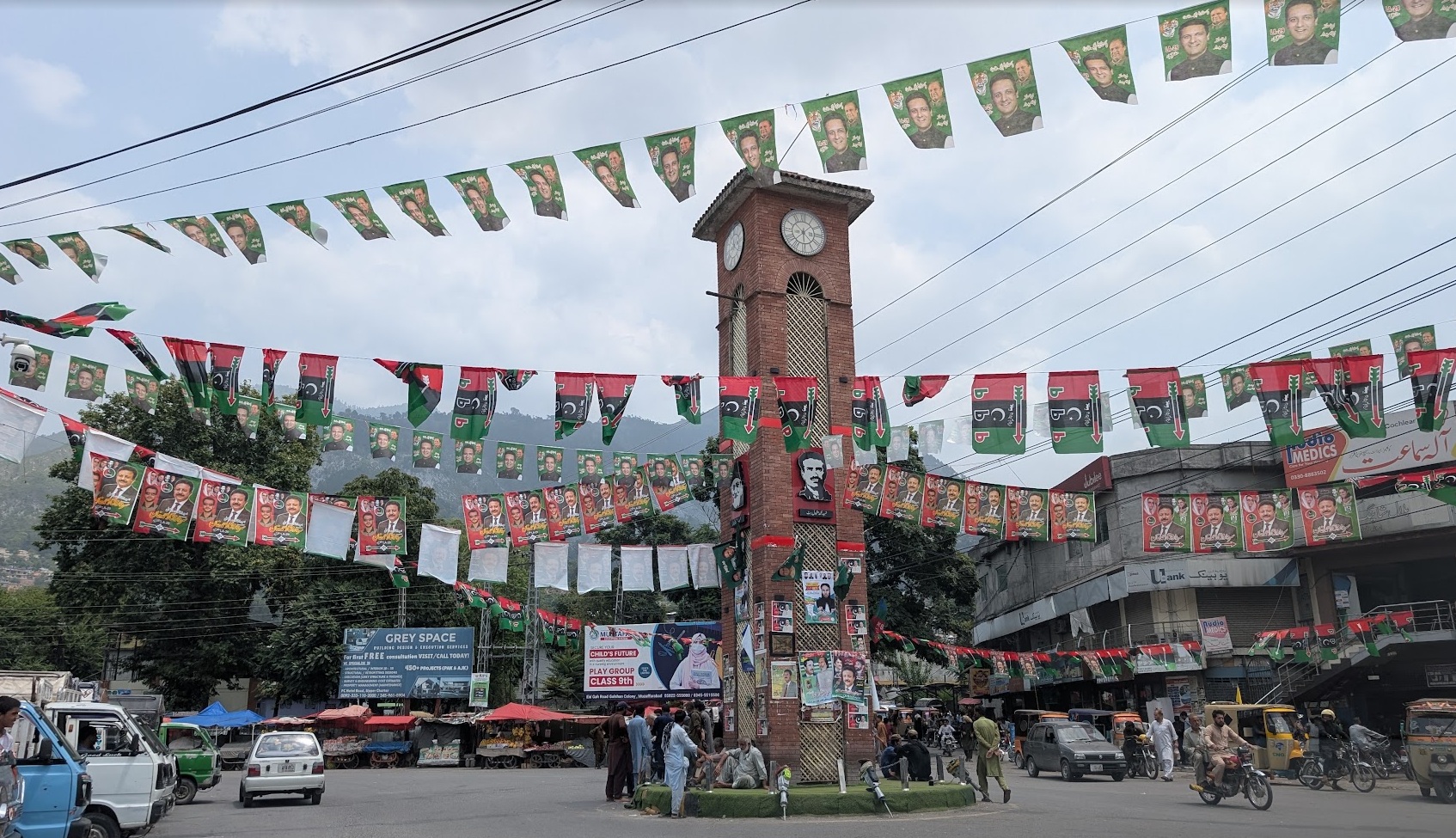 Lal Chowk in Muzaffarabad. [Abid Hussain/Al Jazeera English]