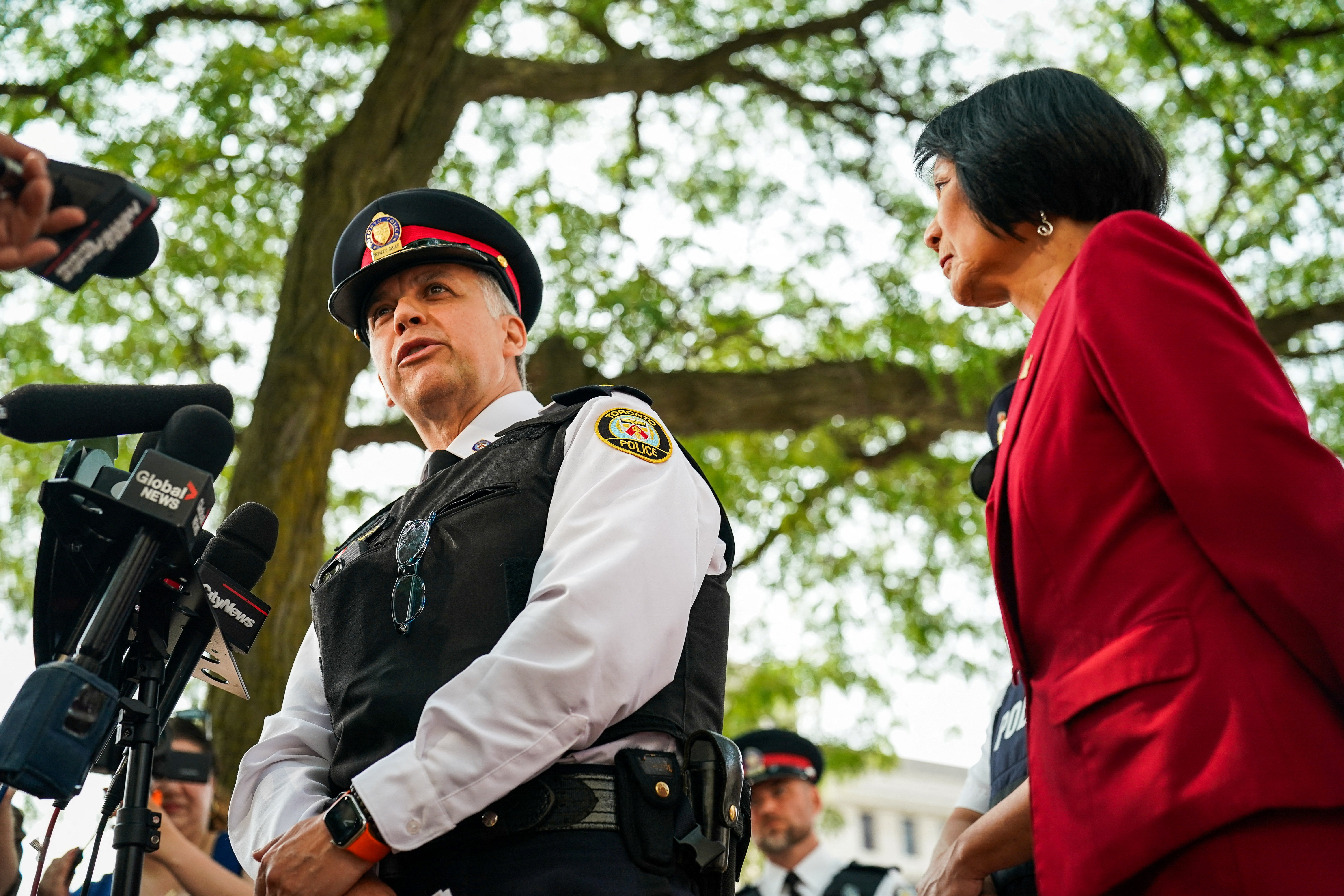 Canadian authorities did not speculate on the motive of the shooter. [REUTERS/Arlyn McAdorey]