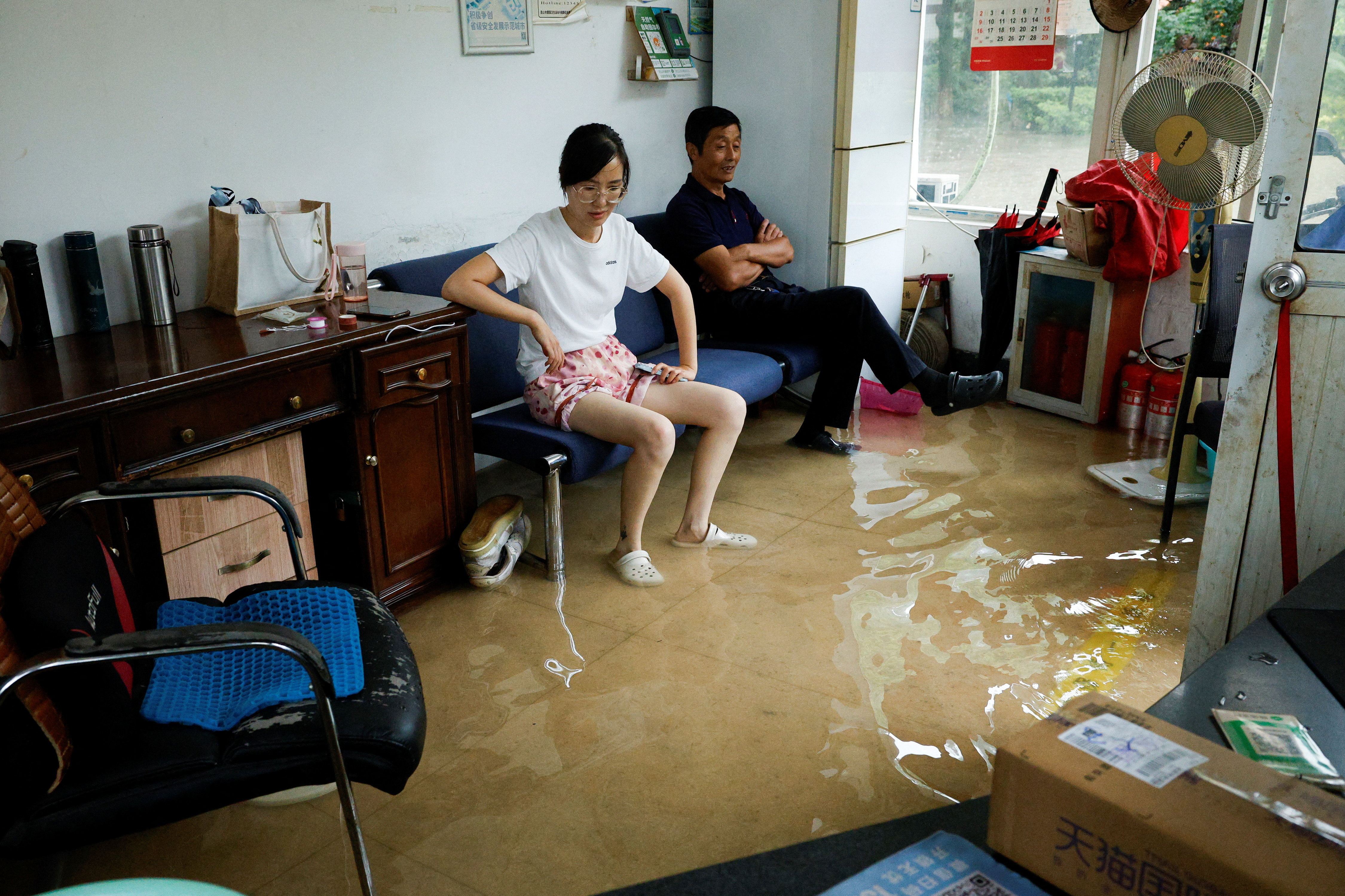 Powerful Typhoon Dolphin hits China, sparking flood and landslide warnings