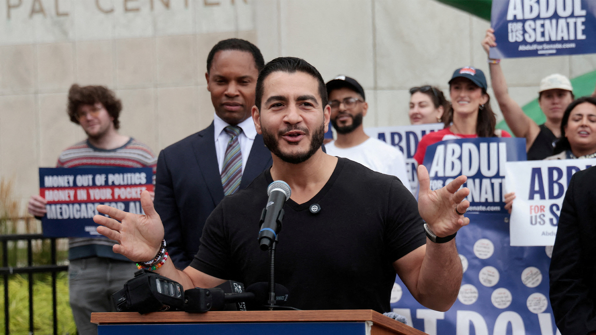 El-Sayed won the Democratic nomination on Tuesday, overcoming millions in campaign spending from pro-Israel lobbying groups.