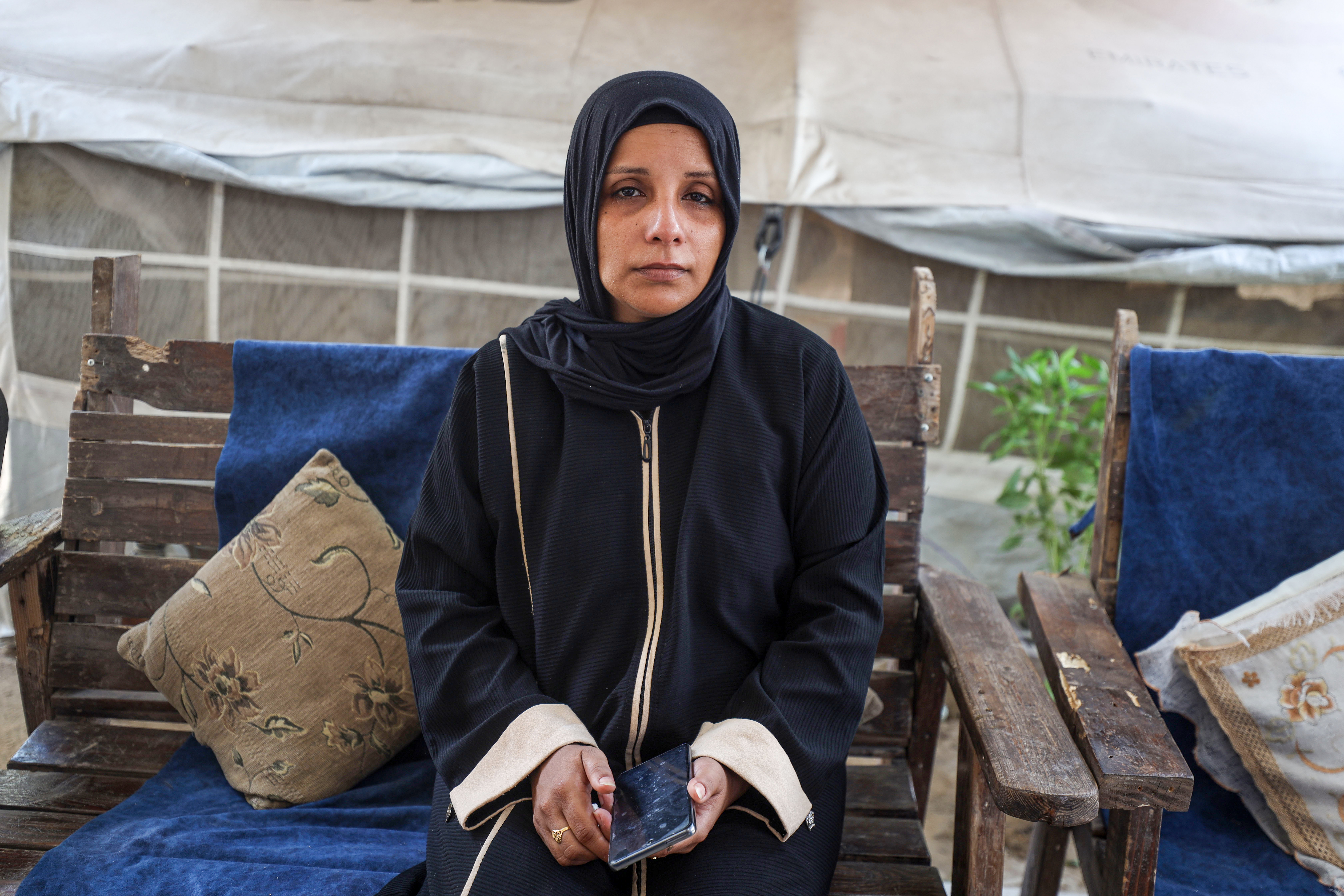Lara Abu Sharia lost 14 relatives in the Israeli attack, including her mother, eight siblings and their children