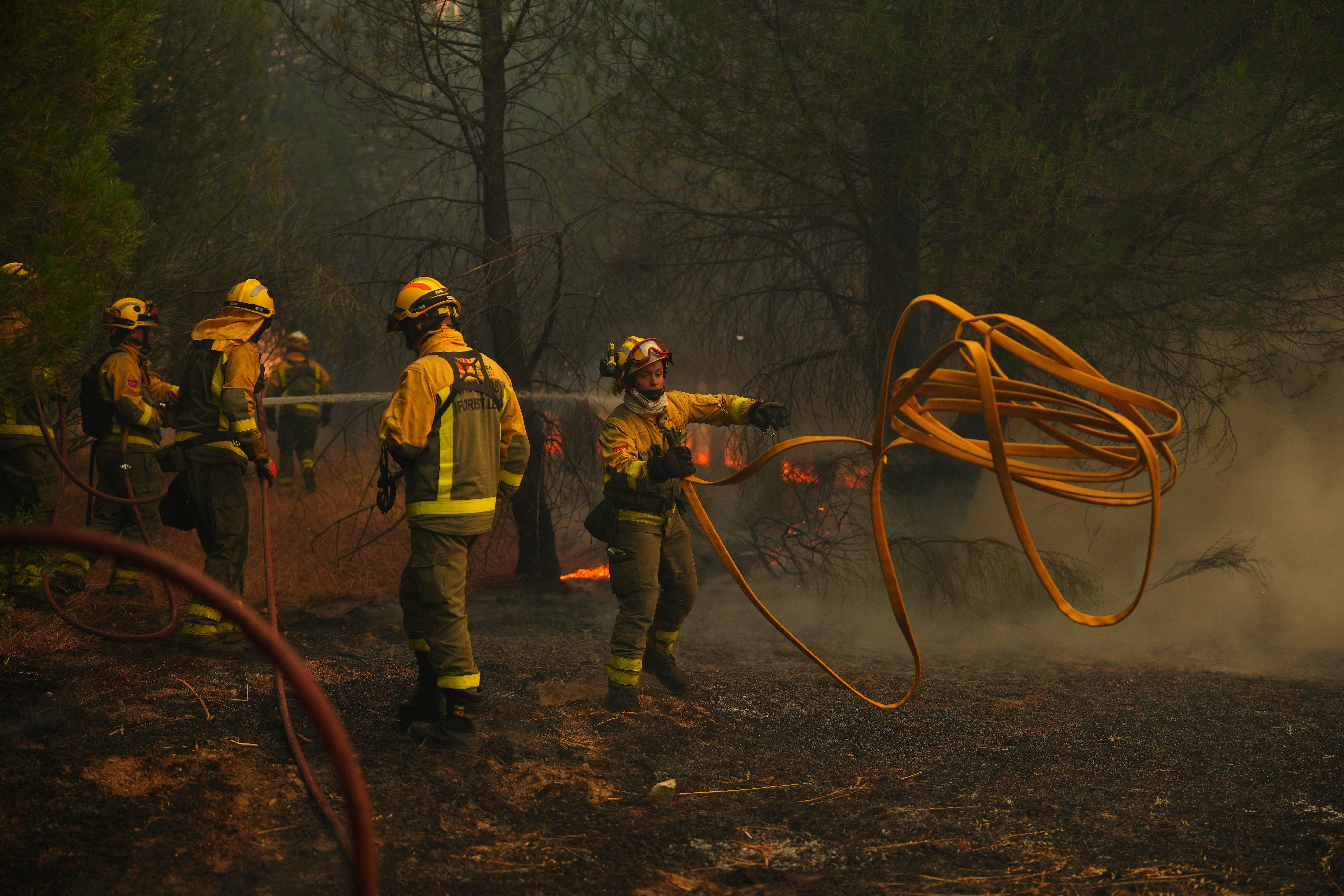 Wildfires rage in France and Spain, forcing mass evacuations