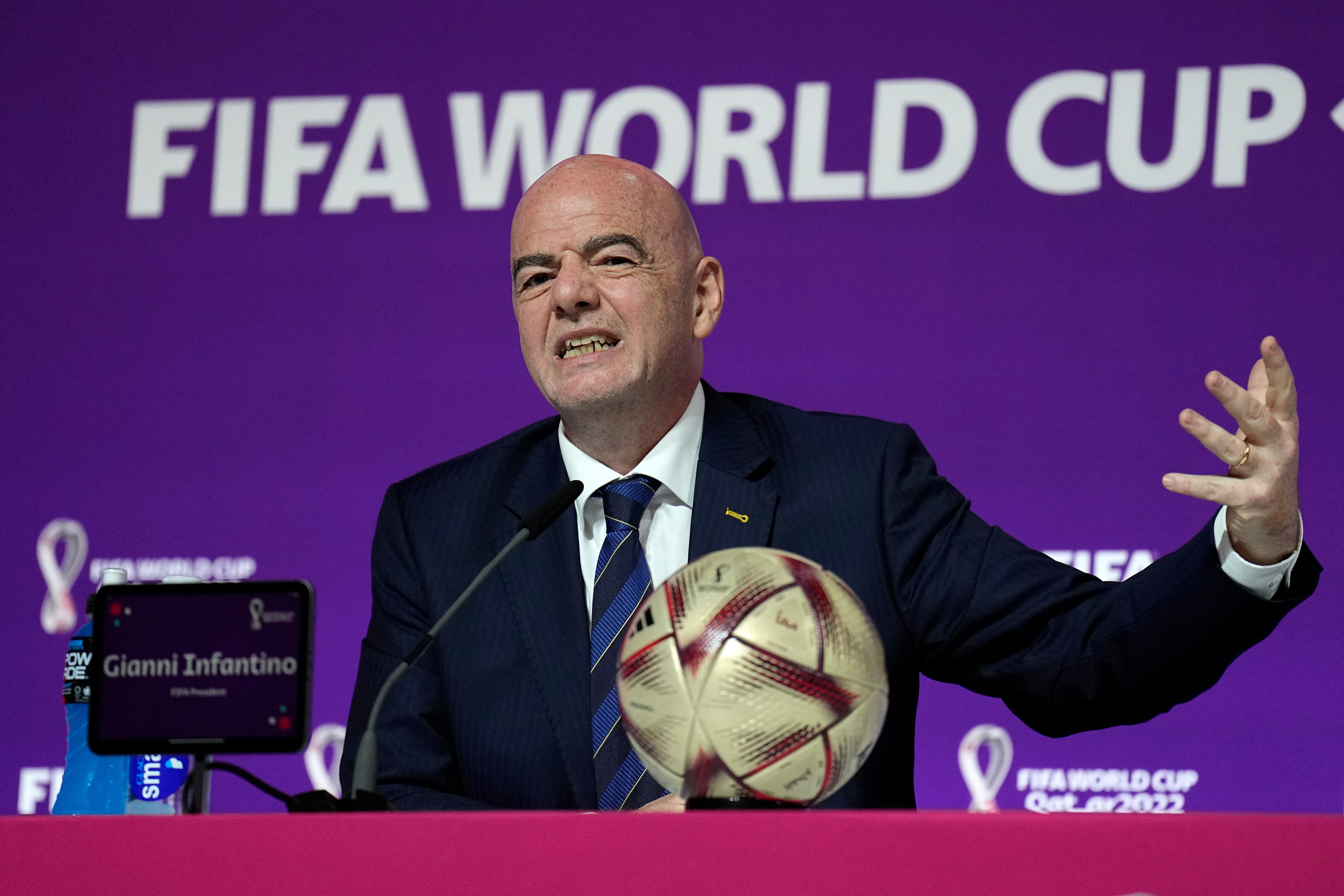 FIFA president Gianni Infantino withdrew his World Cup plan on Friday following backlash
