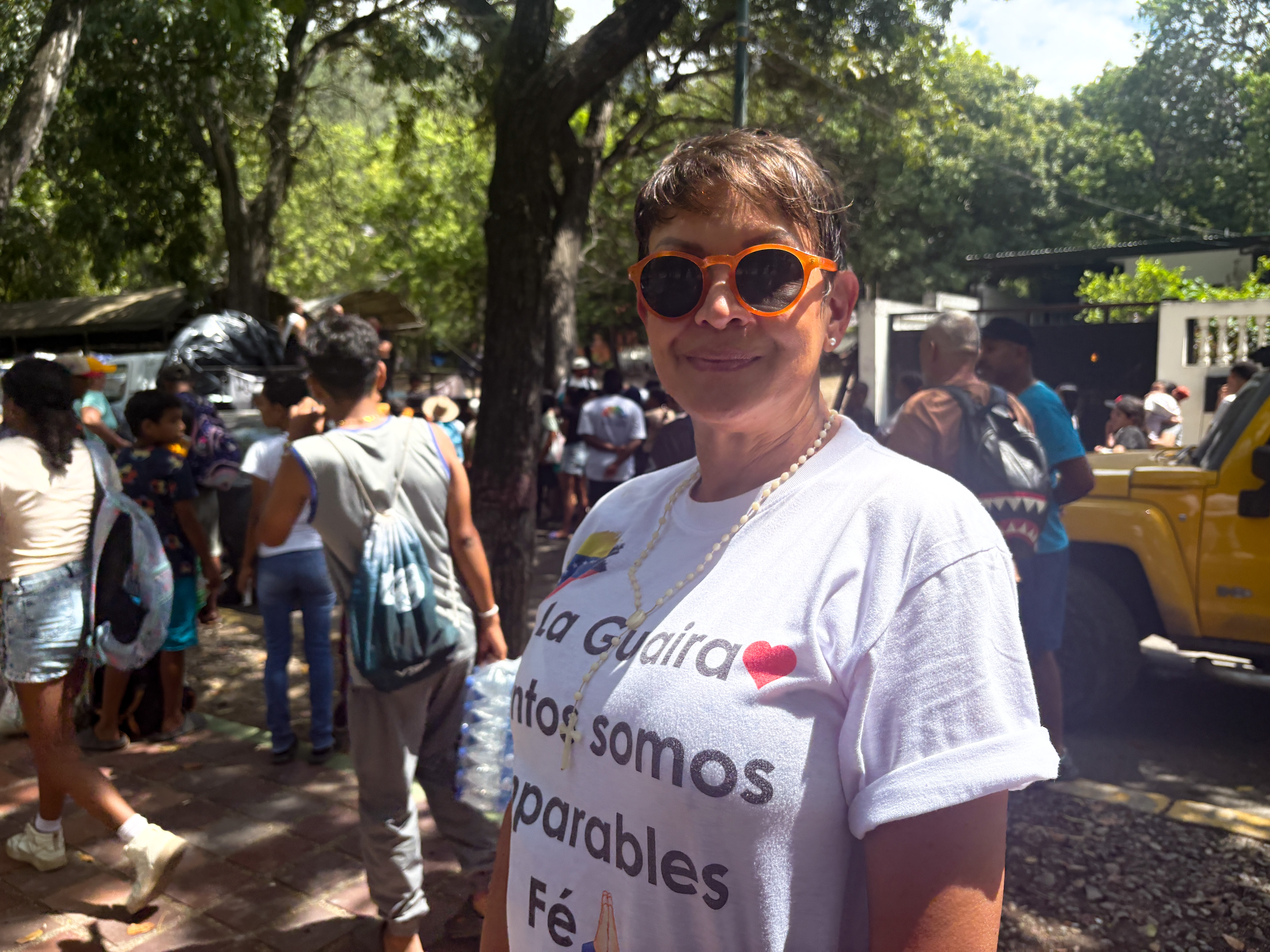 Lucia Lanfranchi is a volunteer who has regularly been delivering aid to those in need following the earthquakes