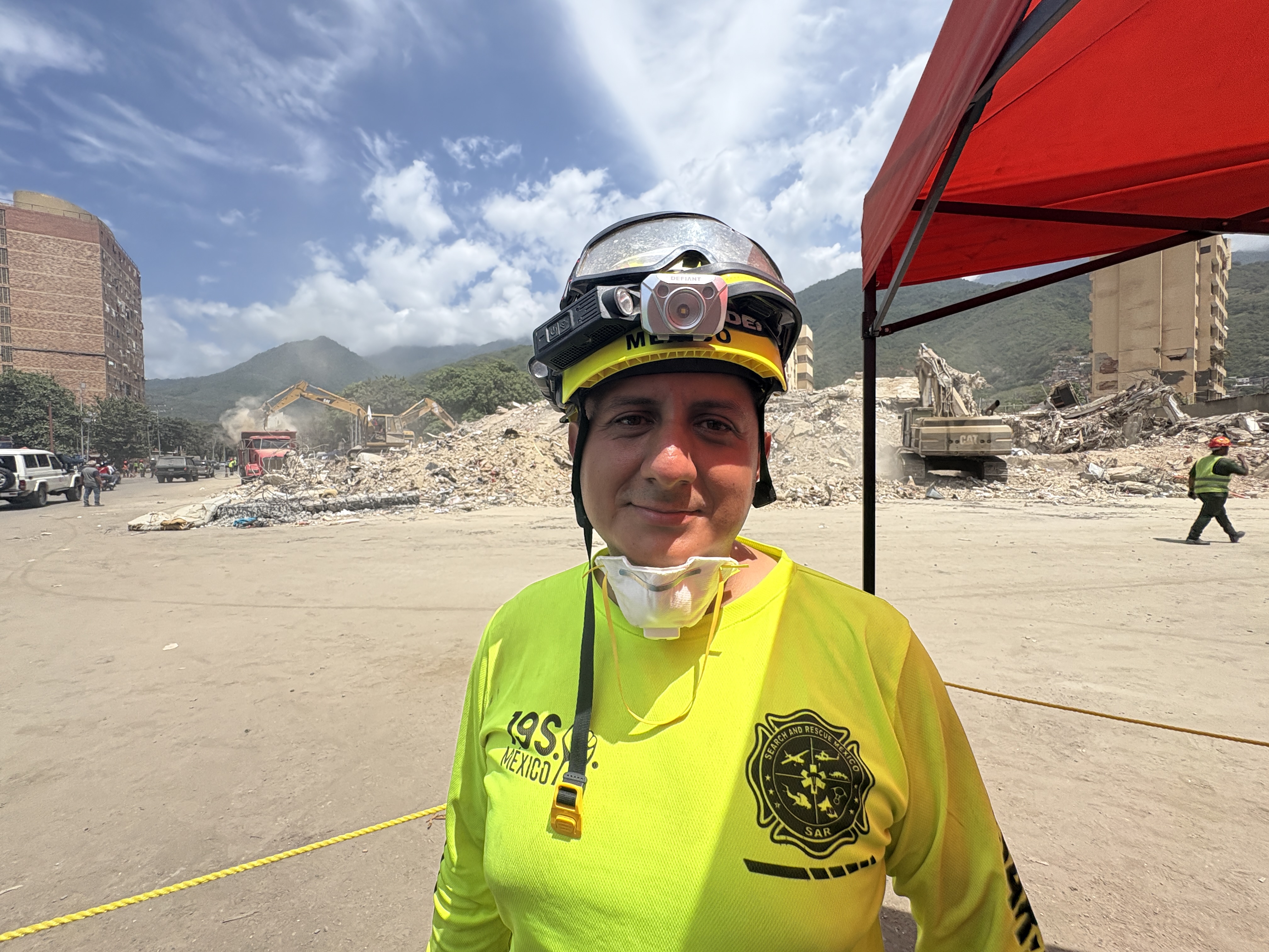 Mexican rescuer Froylan Gerardo Robles