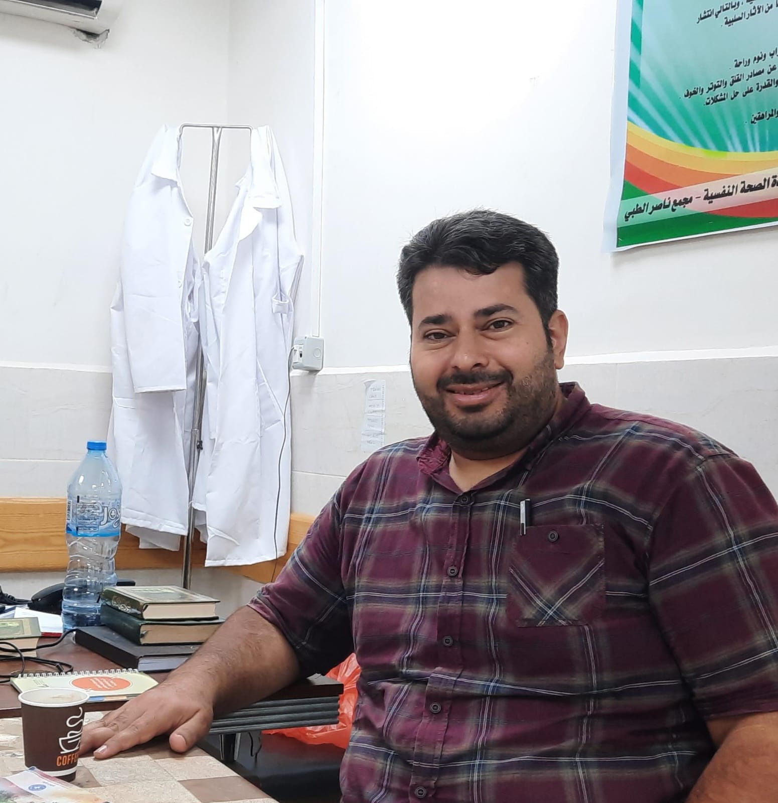 Psychological specialist Diaa Abu Aoun
