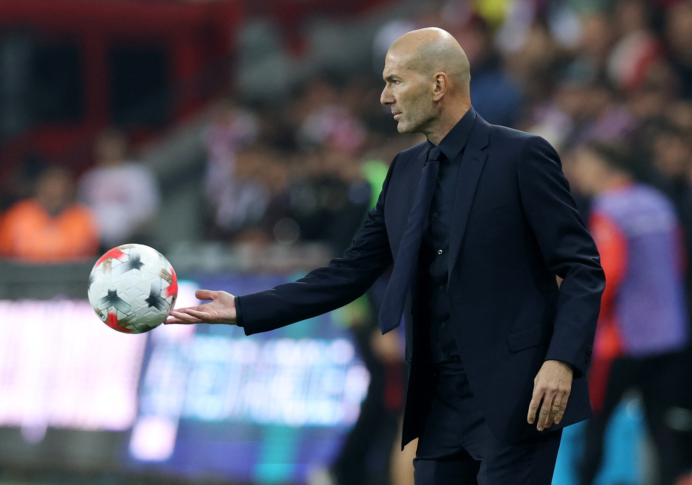 Soccer Football - Nations League - Group A - Turkey v France - Kocaeli Stadium, Kocaeli, Turkey - September 25, 2026 France coach Zinedine Zidane REUTERS/Murad Sezer