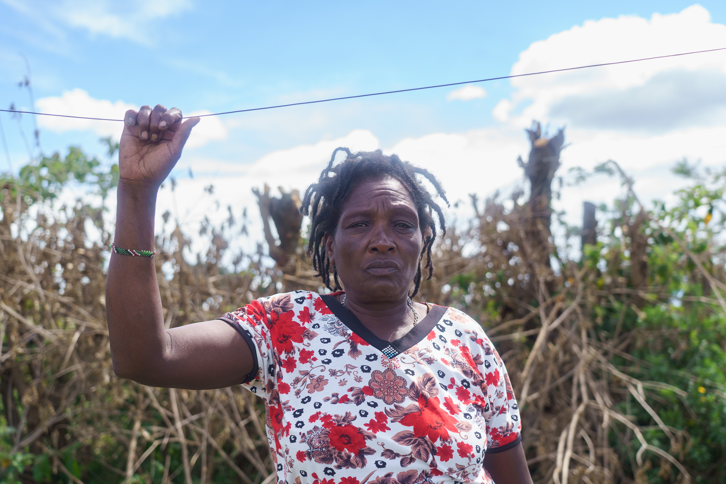 Irene Kipsage, who suffered hearing damage and lost her home in the 2007 blast that killed her nephew Robert Swara Seurei, but says BATUK never apologized [Jaclynn Ashly/Al Jazeera]