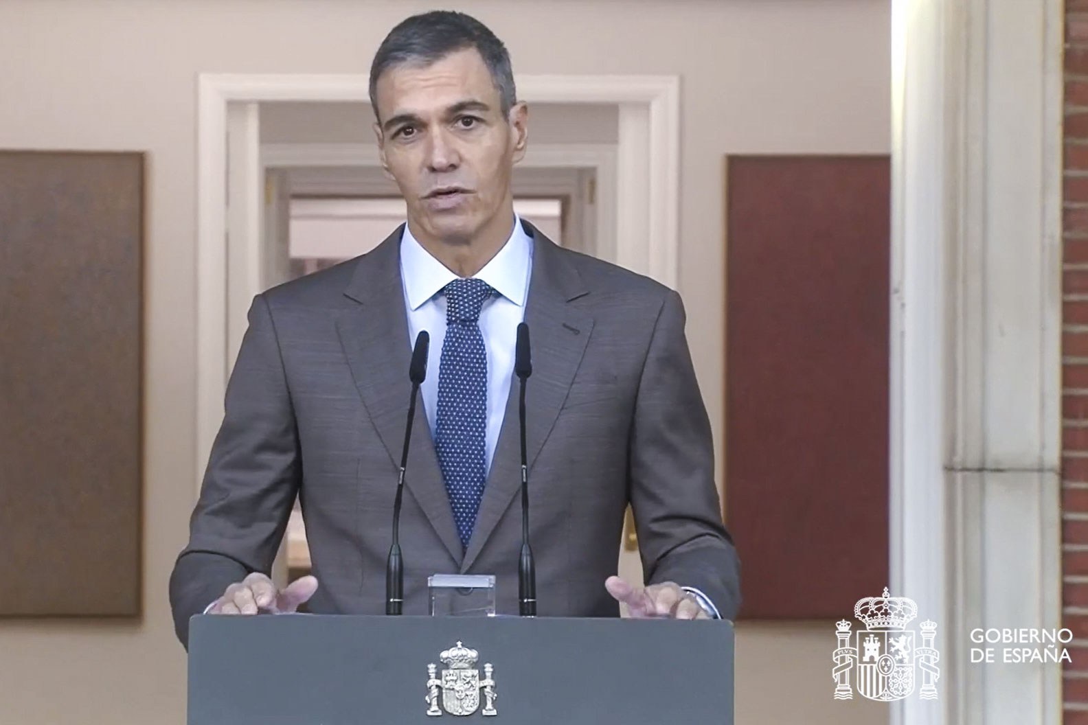 Spain's Prime Minister Pedro Sanchez