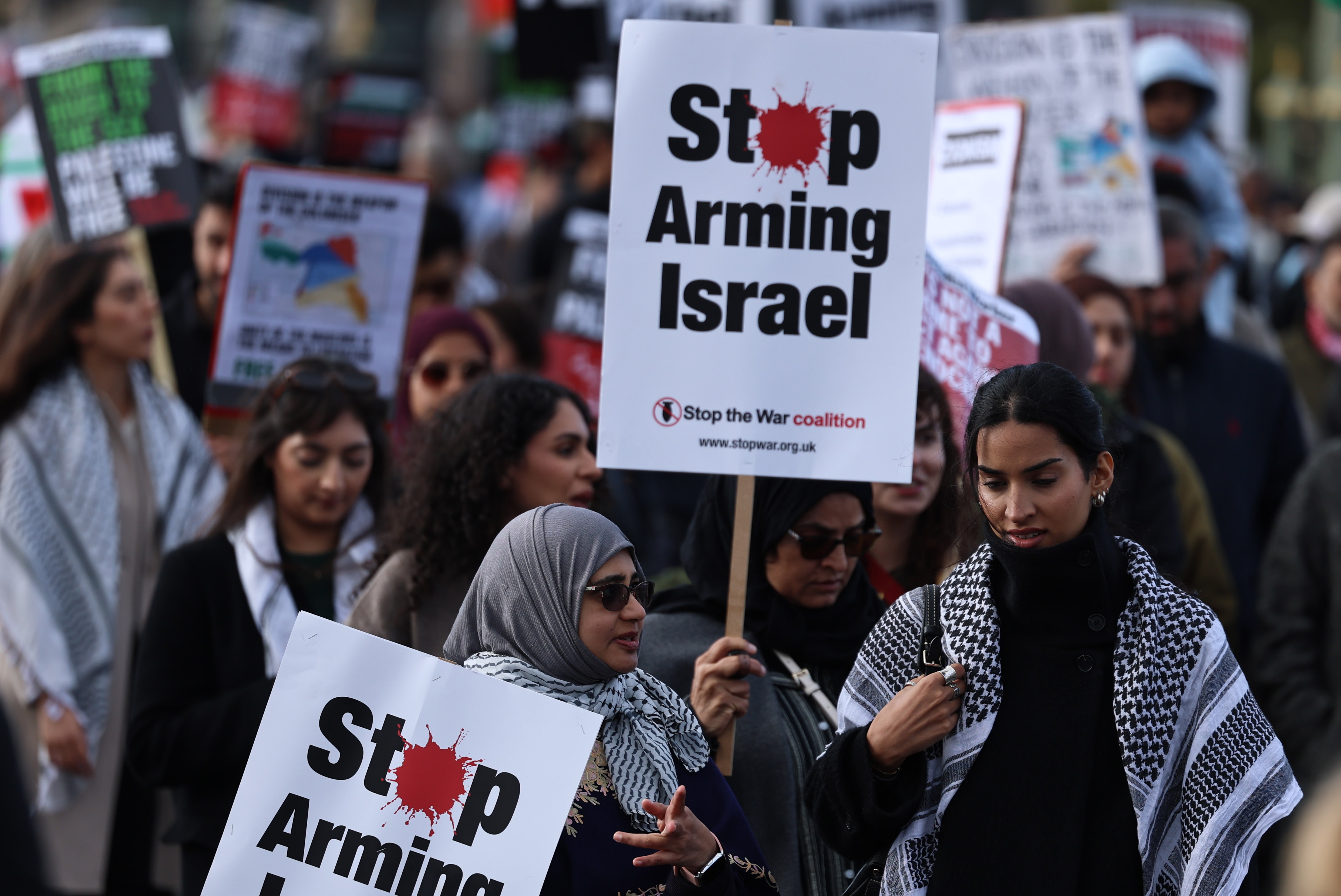 Thousands march across Europe to demand end to Israel’s war on Gaza