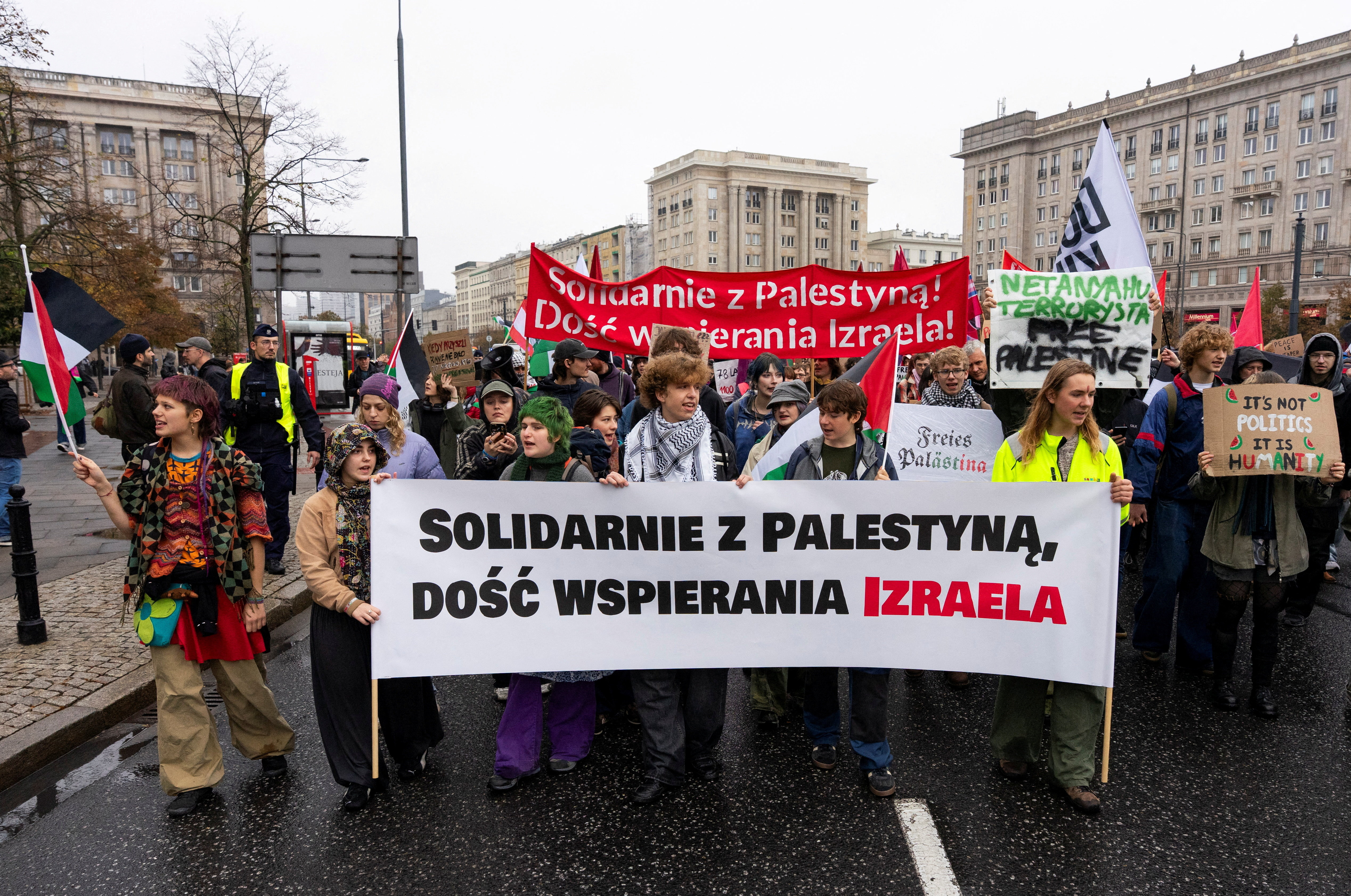 Thousands march across Europe to demand end to Israel’s war on Gaza