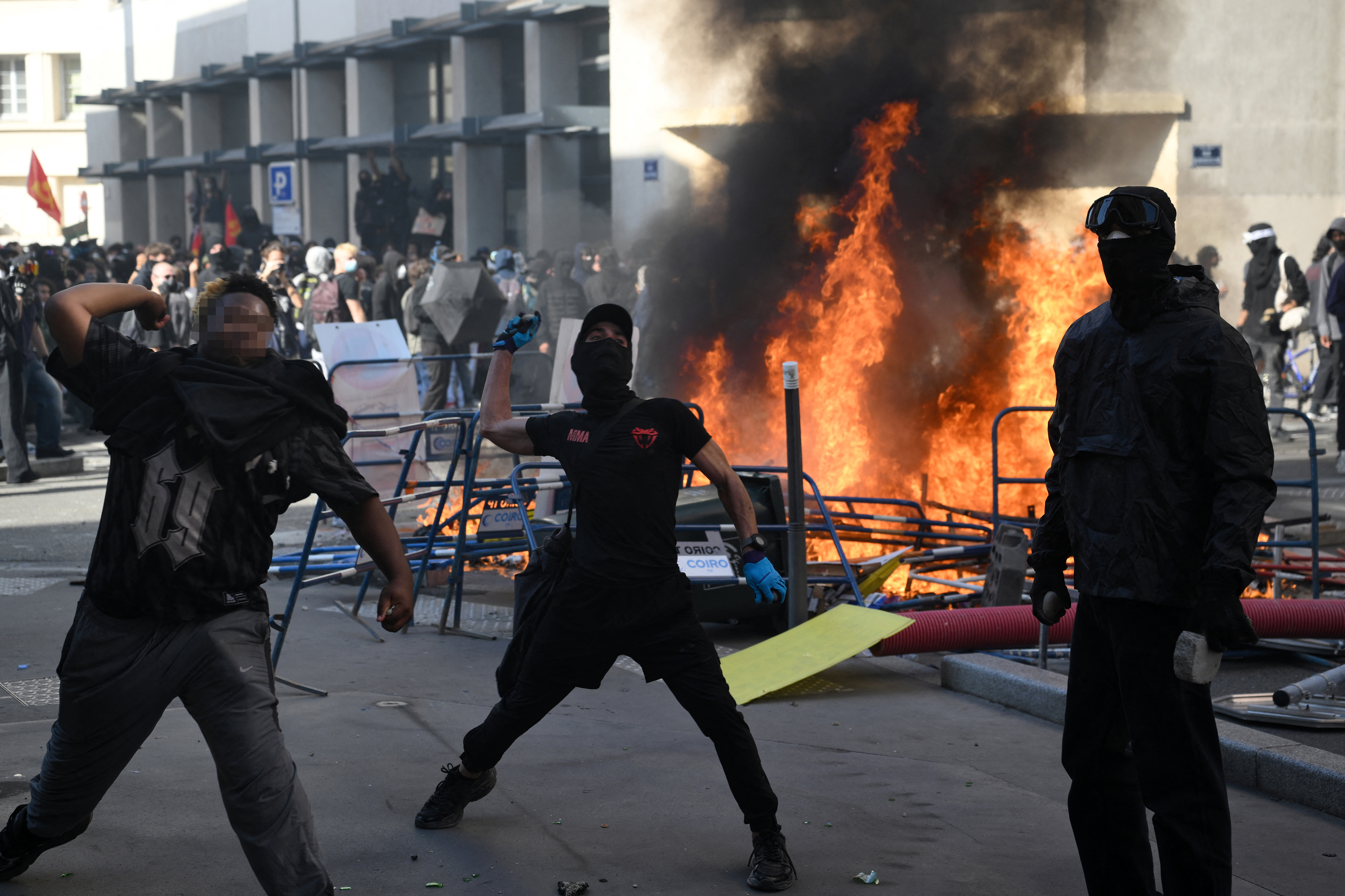 student protests in France