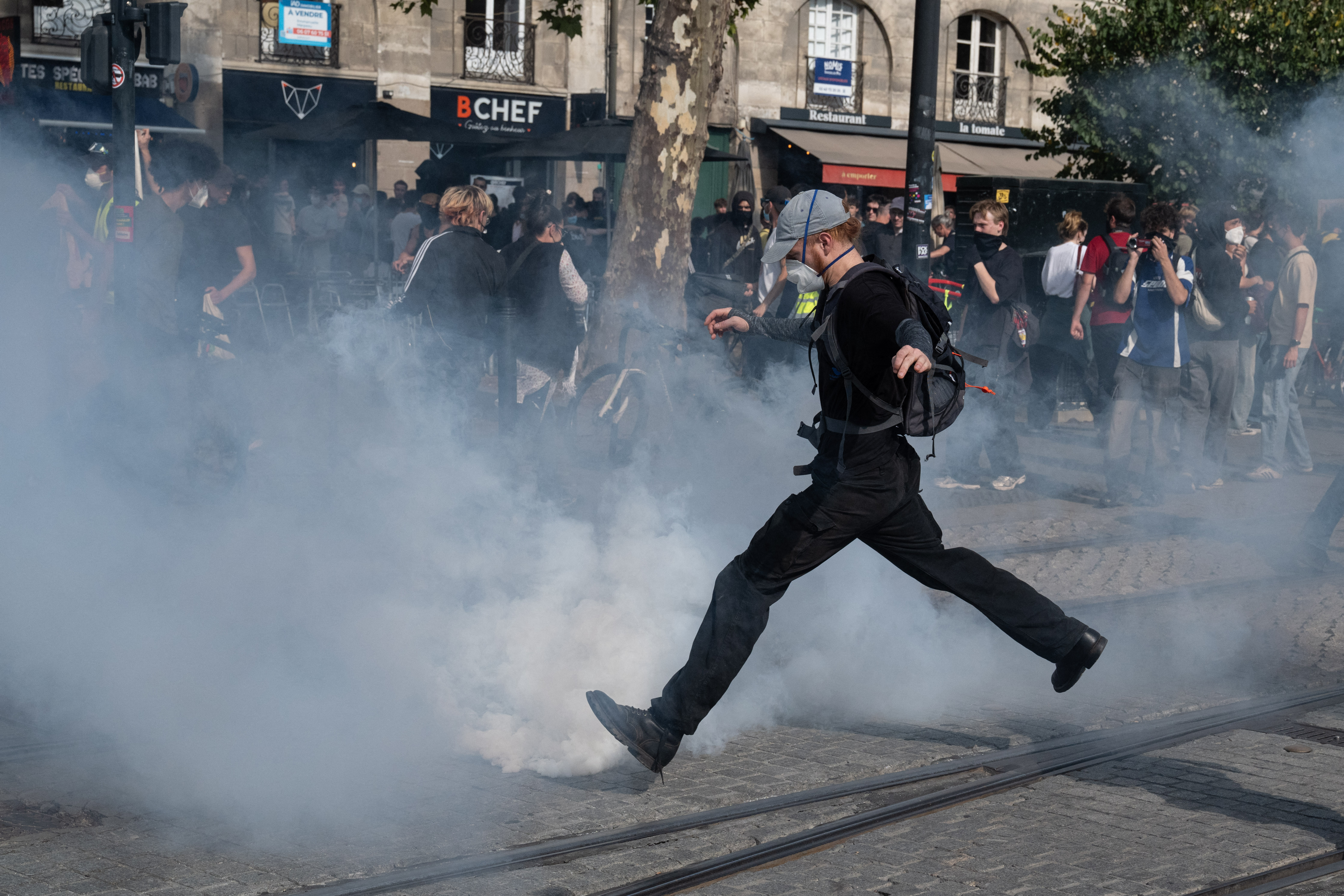 student protests in France