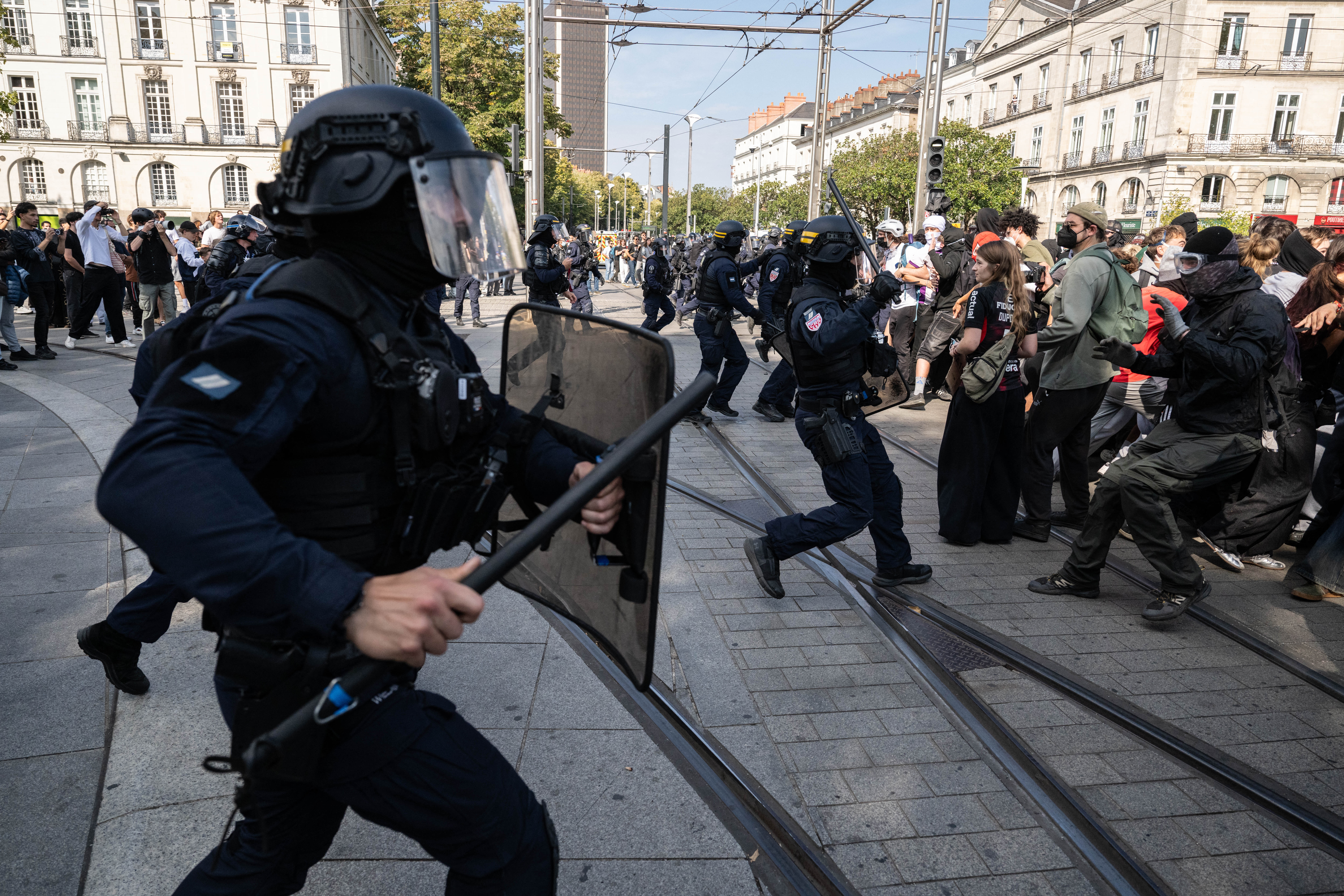 student protests in France