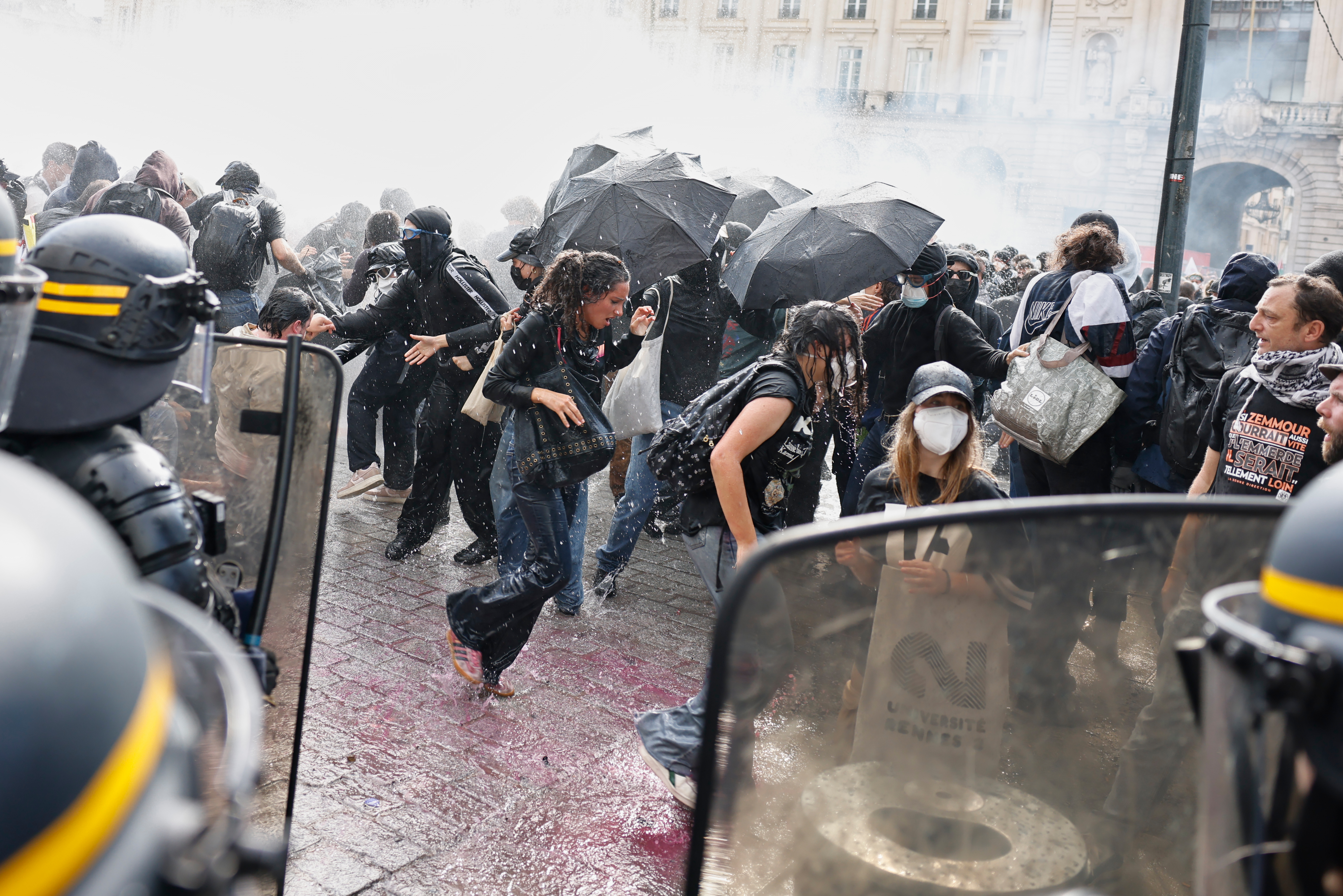student protests in France