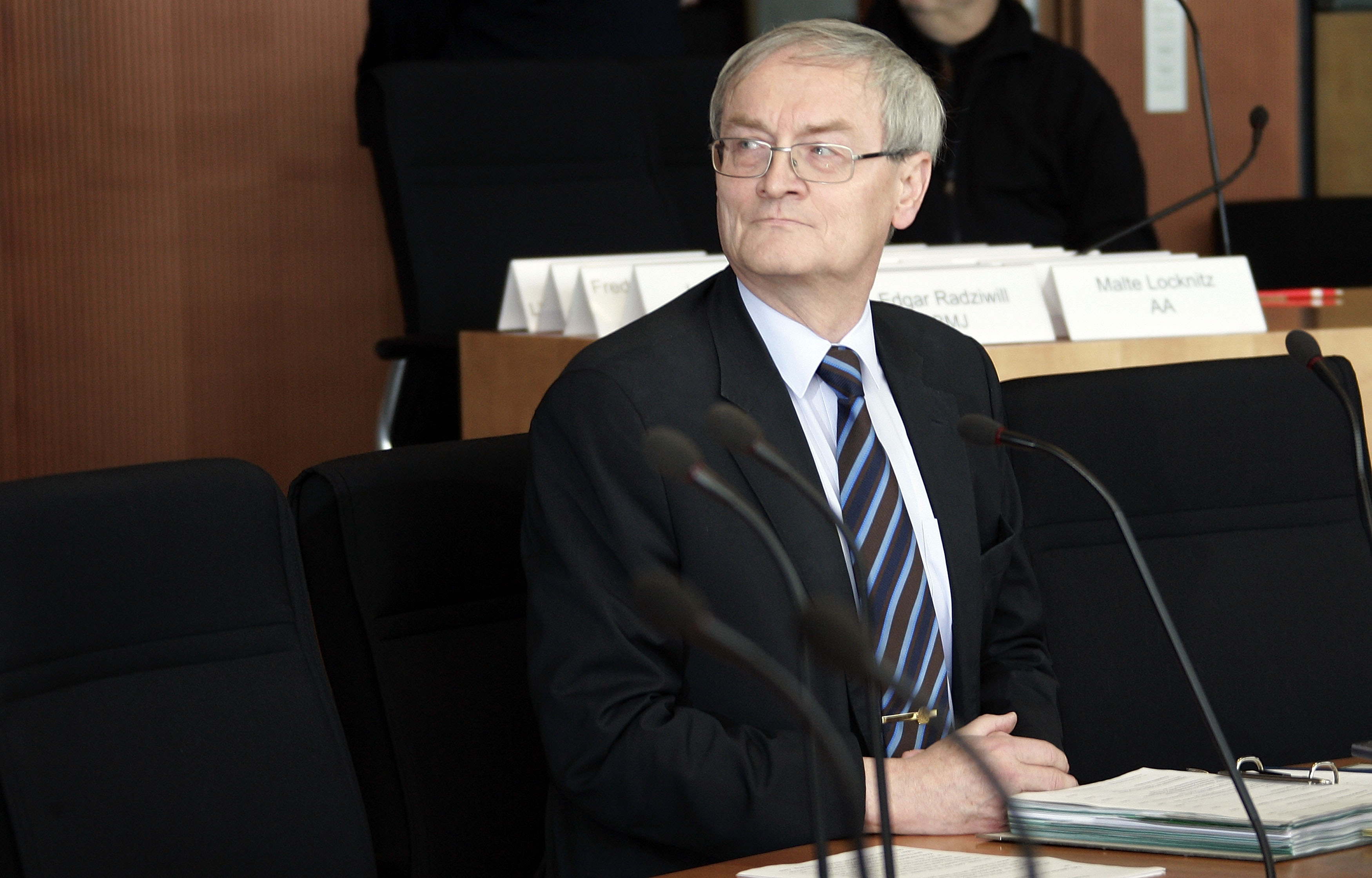 Former BND (Federal Intelligence Service) President August Hanning.