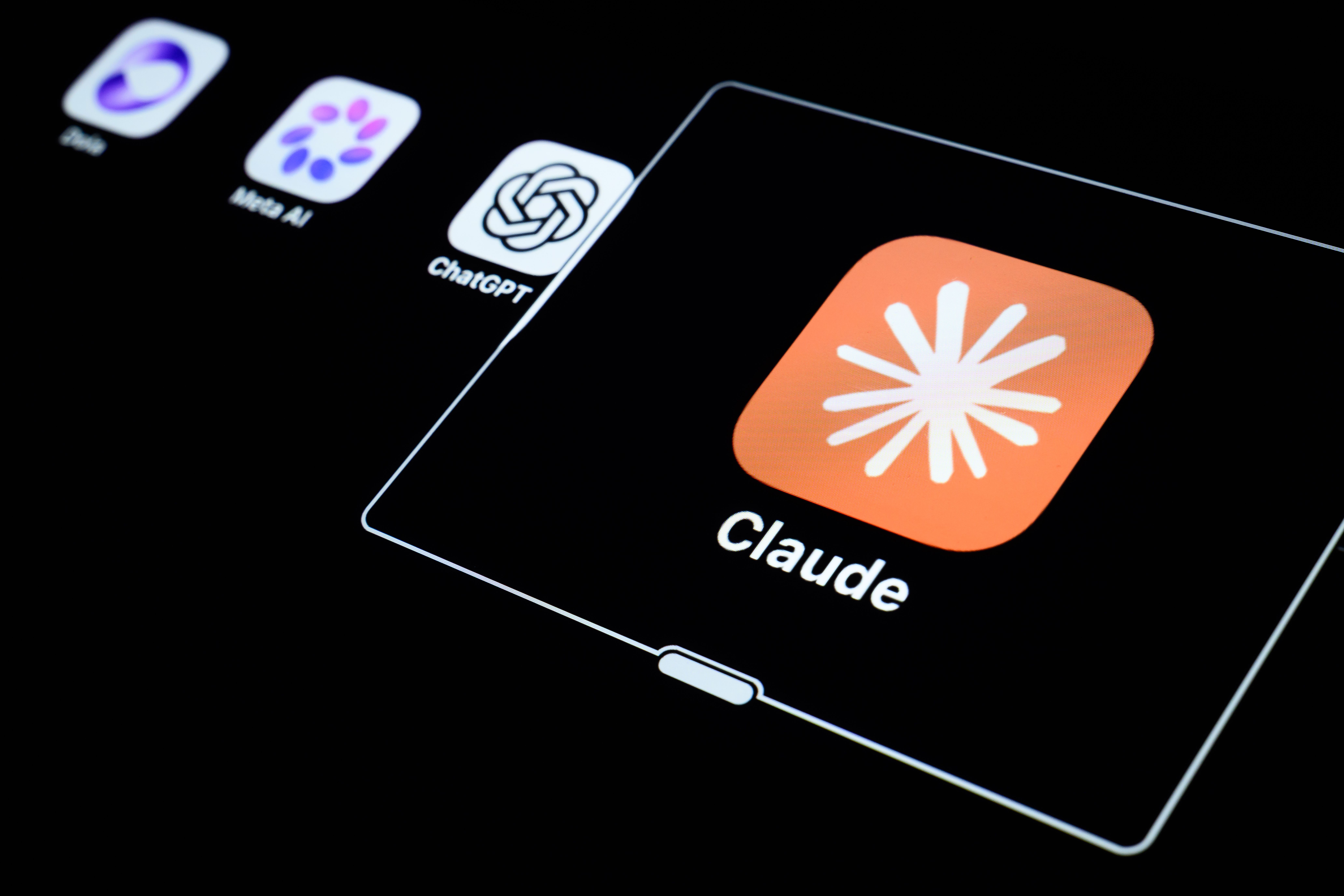 LONDON, ENGLAND - SEPTEMBER 16: In this photo illustration, the icon for the AI app "Claude" by Anthropic is highlighted on the screen of a tablet device on September 16, 2026 in London, England. (Photo illustration by Leon Neal/Getty Images)