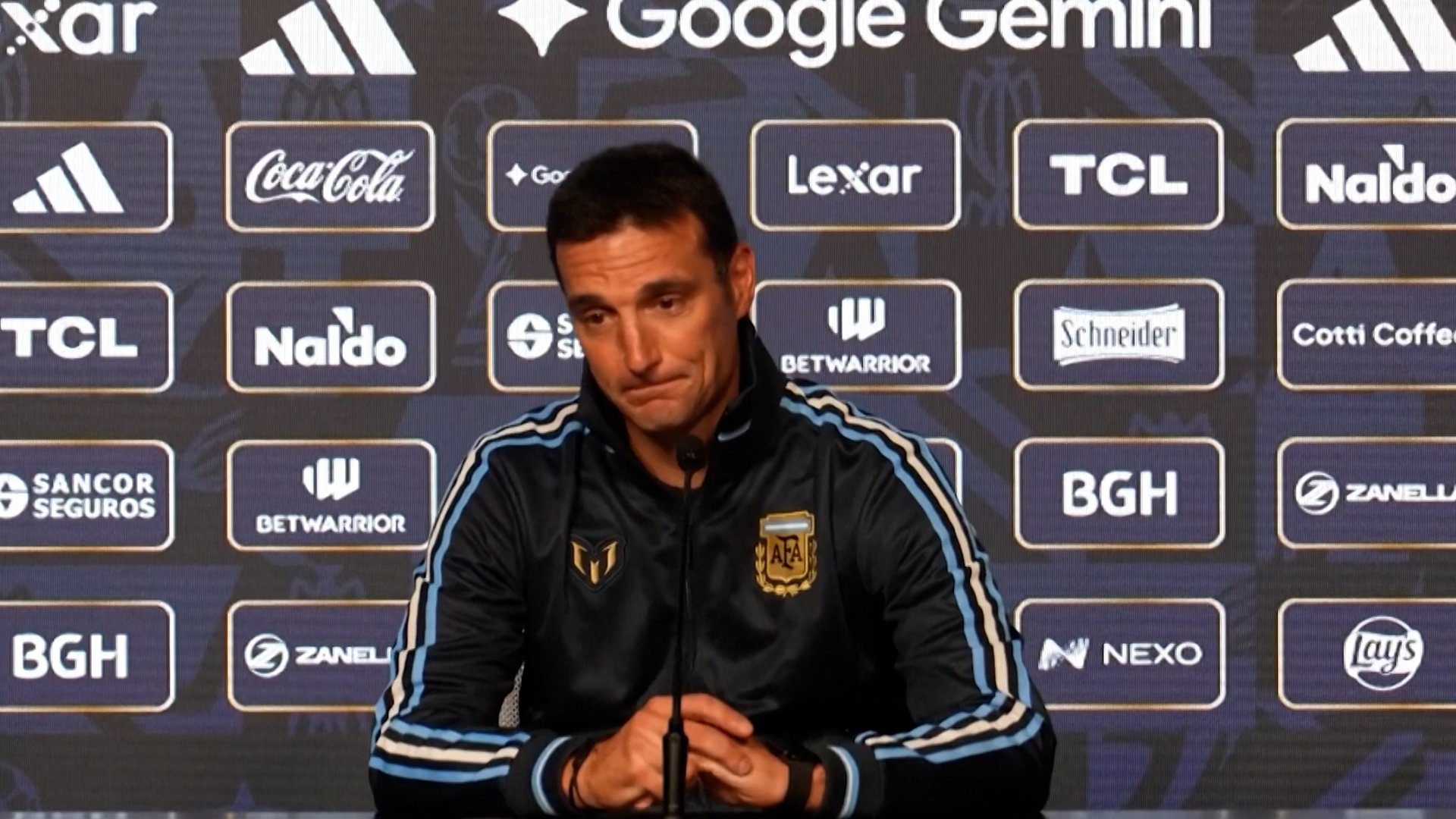 Argentina head coach Lionel Scaloni