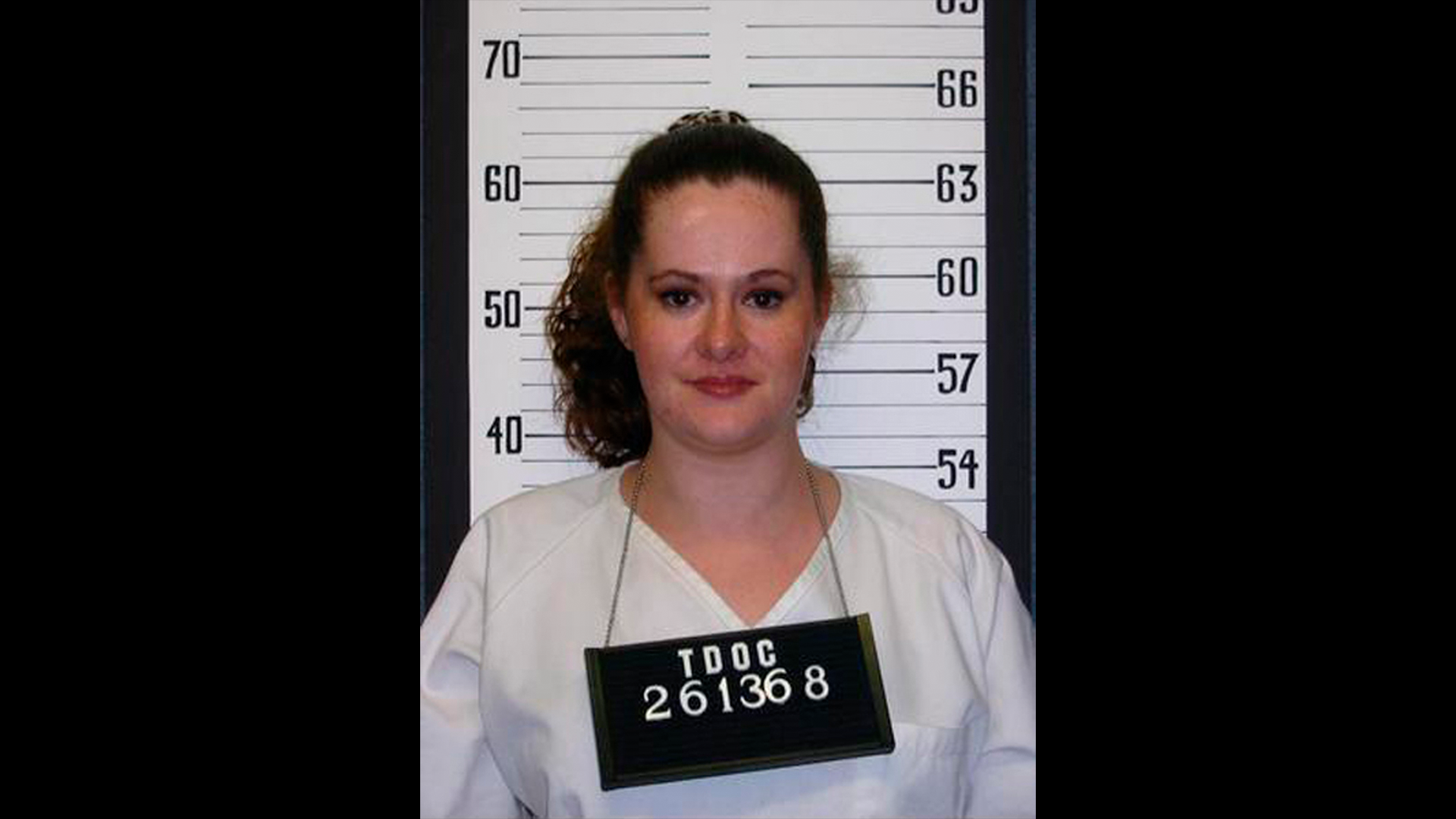 Christa Gail Pike, 36, the only woman on Tennessee's Death Row, is pictured in this 2004 Tennessee Department of Correction, booking photograph obtained by Reuters March 22, 2012.